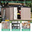 12 Ft. W X 10 Ft. D Metal Storage Shed