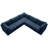 Ensoll Velvet L-Shaped Sectional Reversible-1930743965