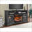 Electric Fireplace Entertainment Center with Door Sensor, Fits 70” TV, Dark Rustic Oak | Dark Oak | Electric-254900858