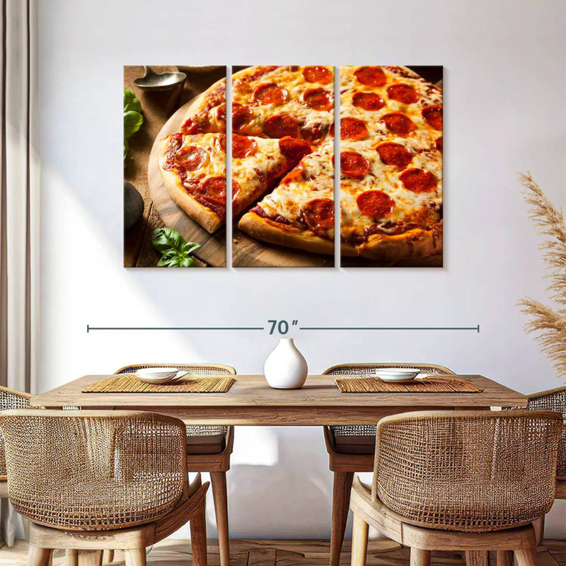Yarlin Fresh Pepperoni Pizza, 36" H x 57" W