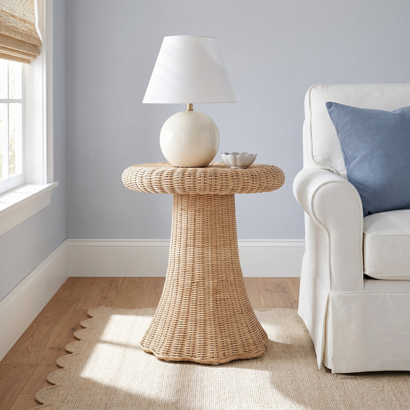 Lacie Glass Tray Top End Table
