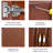 Walnut Aluminum Shoe Storage