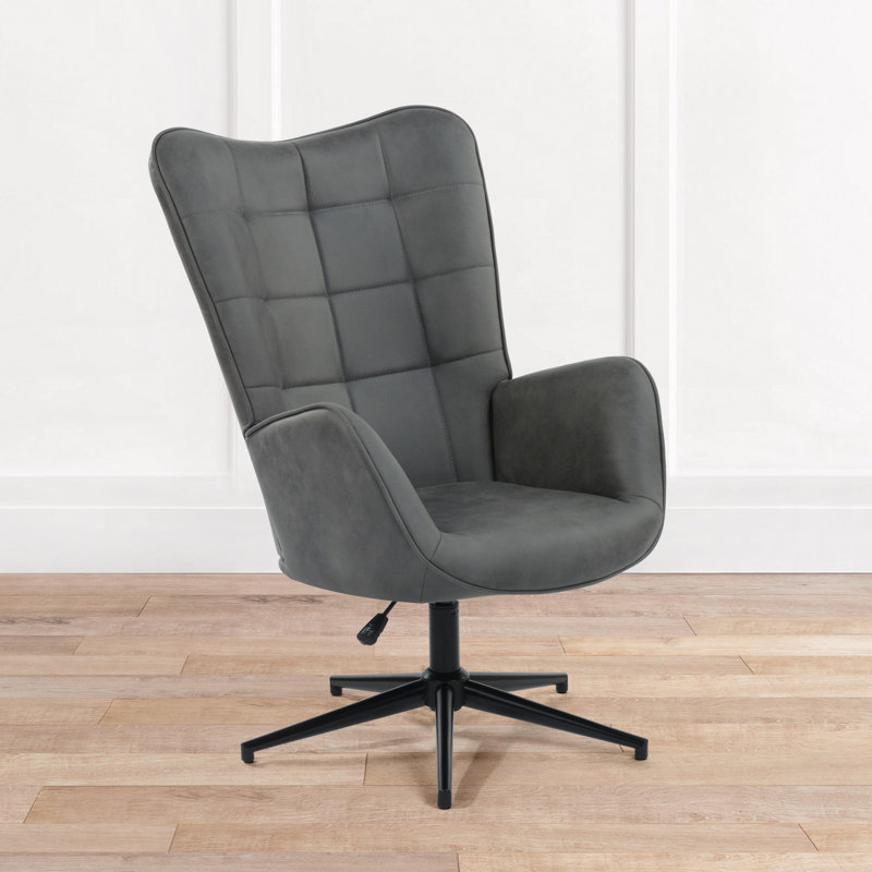 Mercury Row Charton Executive Chair, Vintage Grey, Height Adjustable
