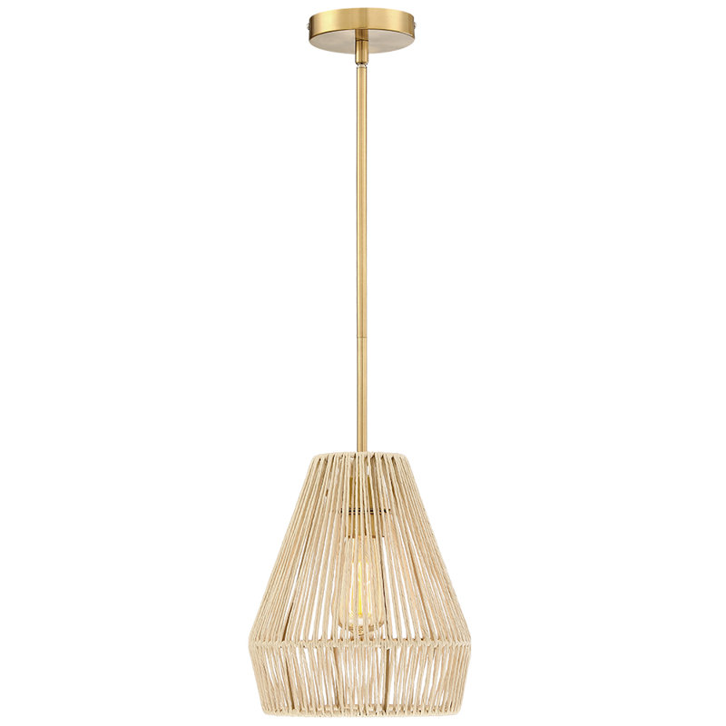 Luminaire suspendu en forme de cloche à 1 lumière Nekoosa