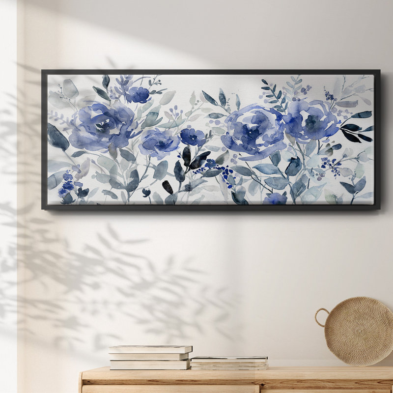 Painters Field of Flowers - Toile encadrée, H 20 po x l 50 po
