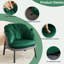 Fauteuil d'appoint amovible en velours de coton l 27,4 po-1315393964