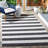 Areebah Performance Striped Indoor/Outdoor Area Rug-1021020451