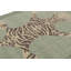 Distressed Homage Hand Knotted Wool Animal Print Area Rug-518296036