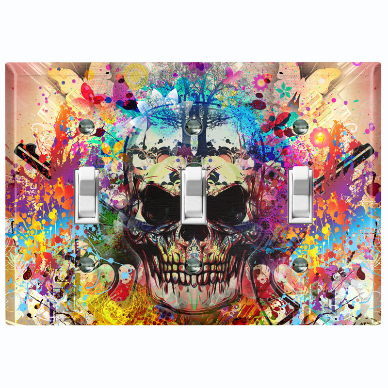 3 - Gang Toggle Light Switch Standard Wall Plate