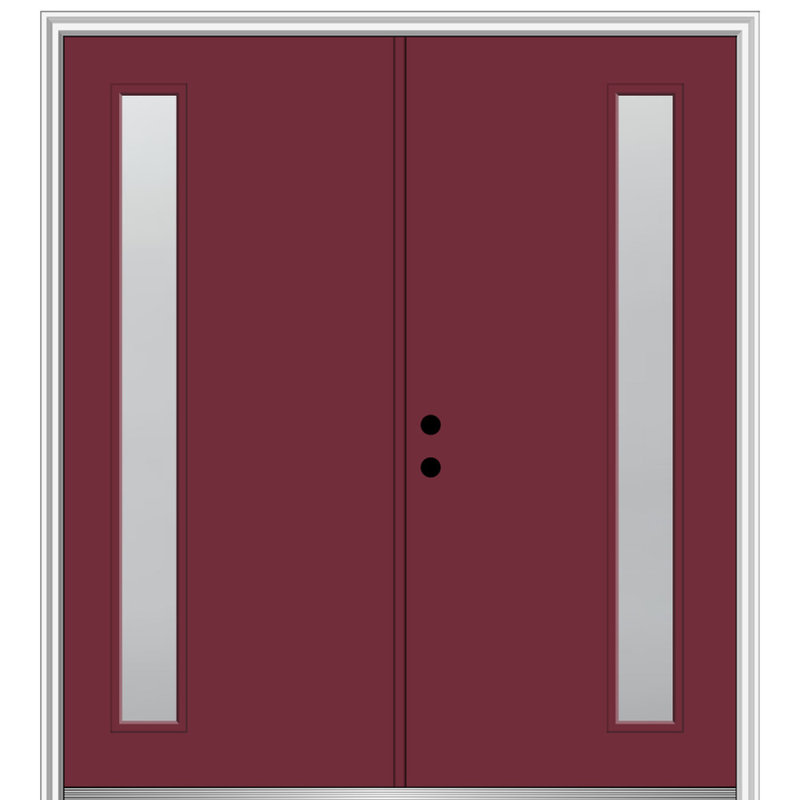 Portes d'entrée pré-suspendues Spotlight, Main droite, H 82,25 po x l 62,5 po, Vert