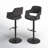 Lakyia Swivel Upholstered Adjustable Height Counter Stool with Metal Frame-99402228-99402230