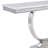 White And Silver Sofa Table