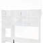 Lit escamotable double pleine grandeur avec bureau, armoire supérieure et tablettes de rangement, lit pliable peu encombrant pour une vie moderne-1109499484-1109499487