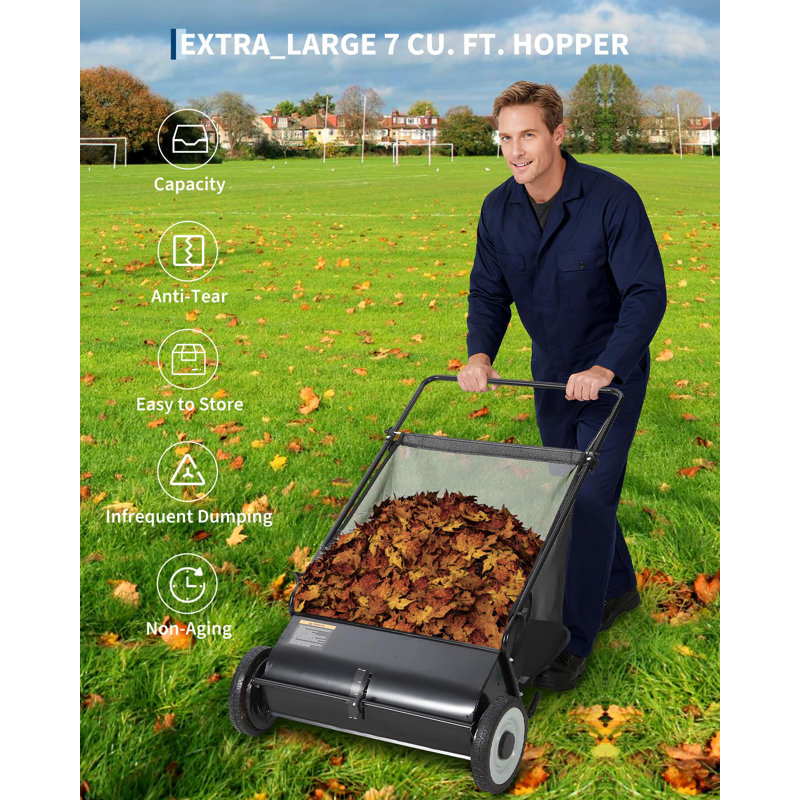 ZACOO 81 cm W Steel Deck Box, Black