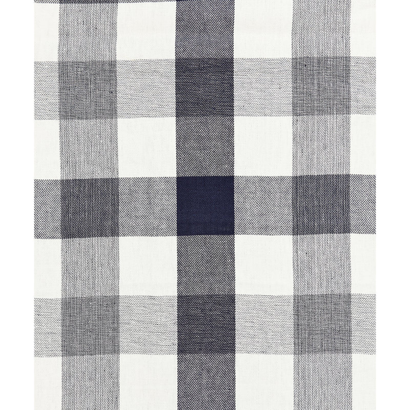 Tissu écossais en lin Chatham Westport, Bleu marine