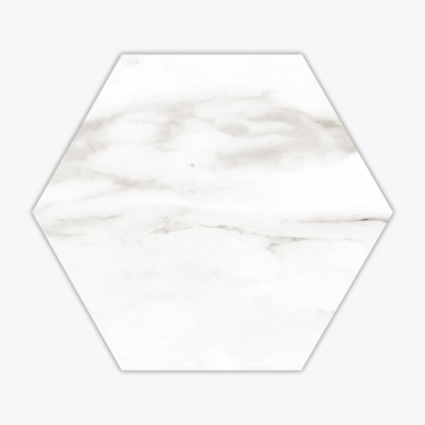 Spark Marmi Venato Hexagon Matte 11x13 Porcelain Tile