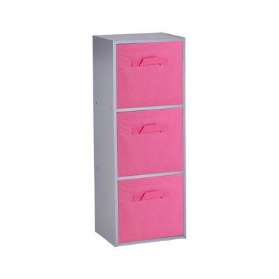 Cynera 106cm H x 30cm W Cube Bookcase