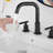 Widespread Bathroom Faucet with Drain Assembly-82540531