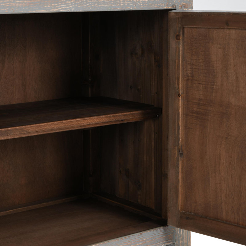 Vally 6 Door Solid Wood Sideboard