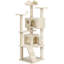 Multi-Level Cat Climbing Frame with Condos and Scratching Posts for Kittens and Small Cats-101437454-105286891
