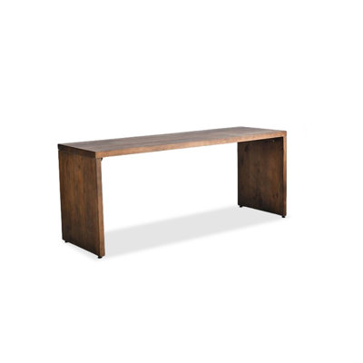 Dark-brown Rectangular Solid Wood desk