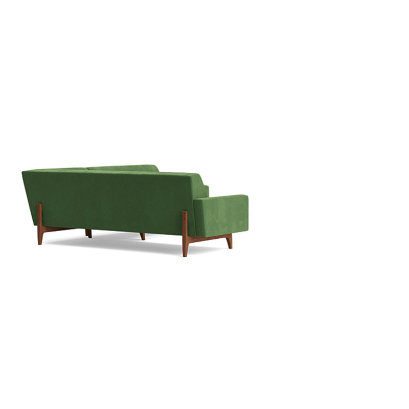 Tyler Sectional, Left Hand Facing, Performance Velvet - Ivy