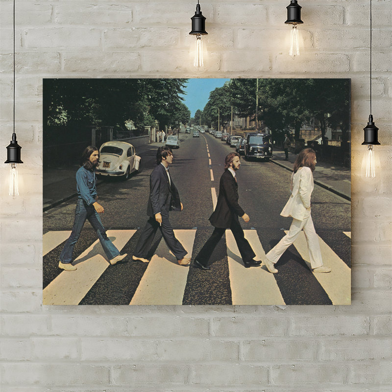 The Beatles Abbey Road - Wrapped Canvas Print, 31cm H x 41cm W x 4cm D