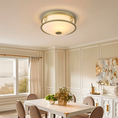 Plafonnier encastré 2 lumières Modern