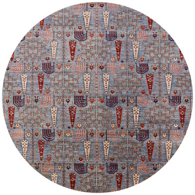 Tapis beige / rouge / bleu Rotherhithe