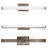 24 Inch LED Vanity Mirror Light, 3000K Warm White Bathroom Wall Lamp, 25W 1750LM, Dimmable, Sleek Brushed Nickel Finish, Modern Home Lighting for Bathroom, Bedroom, Closet, ETL Listed