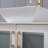 30''White Morden Freestanding Bathroom Vanity Set With Vessel Ceramic Top