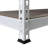 WHITE Bookcase 36-in W x 12-in D x 72-in H Color + oak MDF 5-TIER 200lbs-1932426729