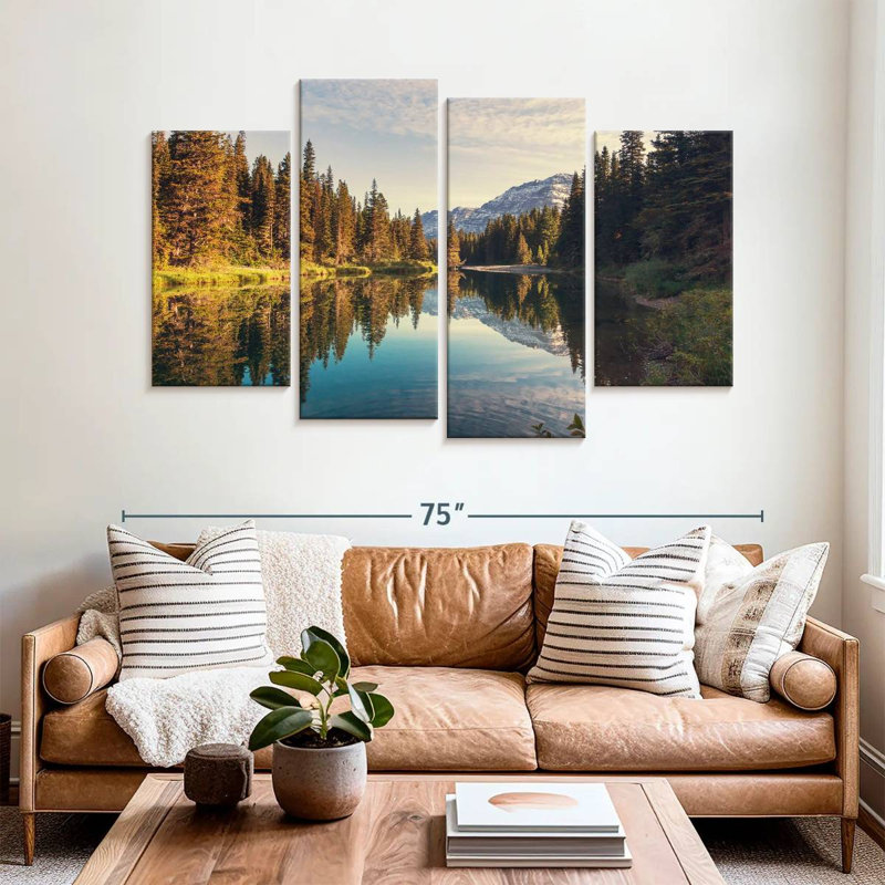 Alvord Glacier Park Lake, 42" H x 68" W