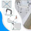 Shower Bench with Detachable Padded Arms-879243575