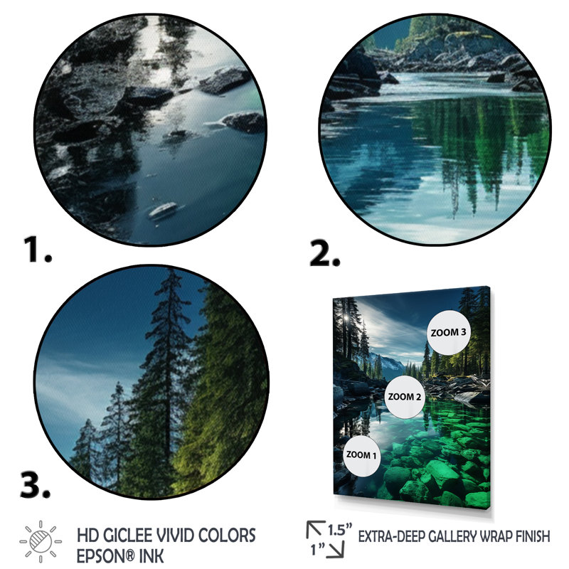 Belverly Alaska Northern Lights - impression, Cadre flottant doré, H 32 po x l 16 po x P 1 po