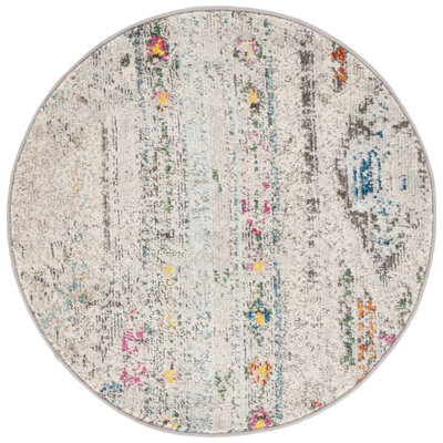 Tapis gris / bleu Felty Ikat