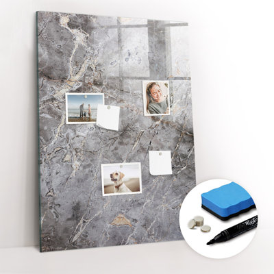 Magnetic Glass Photo Memo Board