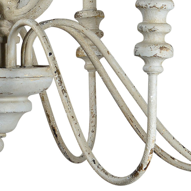 Lustre traditionnel / classique à 8 lumières de style bougie Barnabas