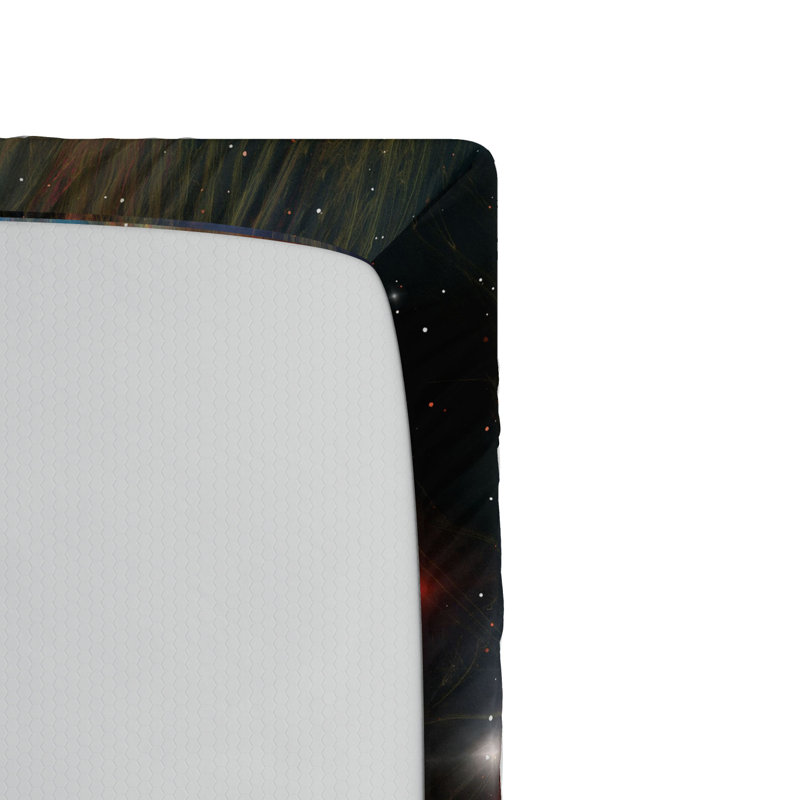 Drap-housse en microfibre abstrait Outer Space, Drap-housse simple TG