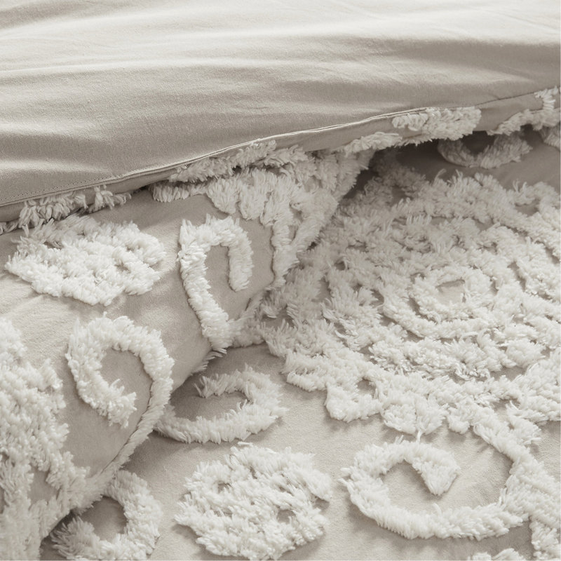 Cotton Duvet Mini Set Taupe, Queen Duvet Cover + 2 Shams