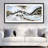 Abstract and Texturized Paint Splash | Gray Shapes Print