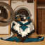  Tapis lavable Bighorn Sheep Southwestern