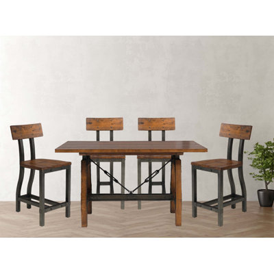 Claudell Rectangular 64.5'' L x 39'' W Dining Set