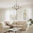 Celino Nine-Light Chandelier with Clear Glass-265313844