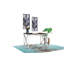 Bureau MDF / Chrome