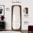 Nicole Miller Odette Walnut Brown 23"W x 60"H Modern Full Length Floor Mirror