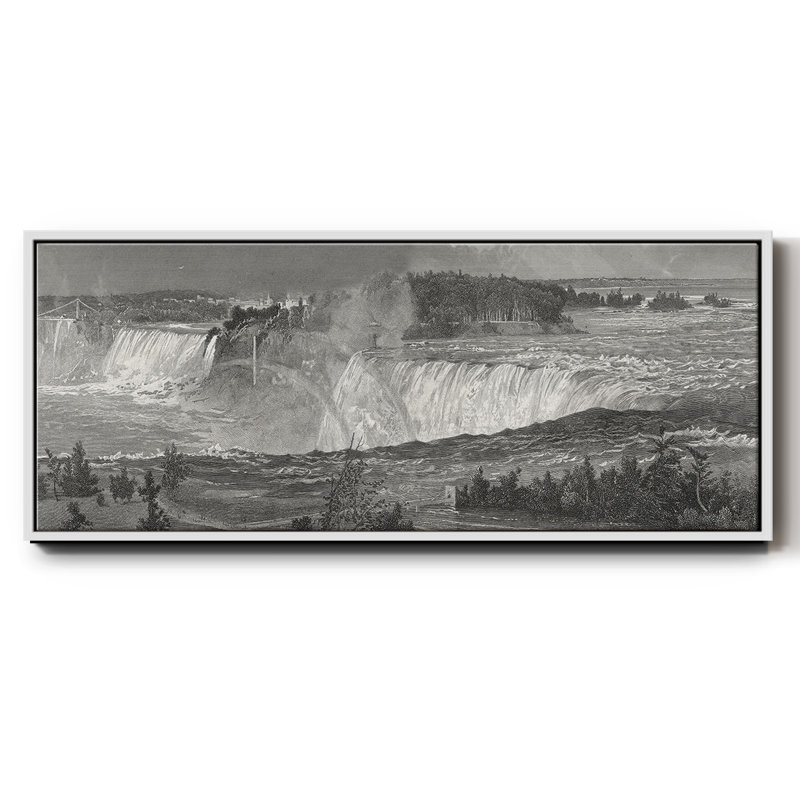Niagara- Framed Canvas, 8" H x 20" W