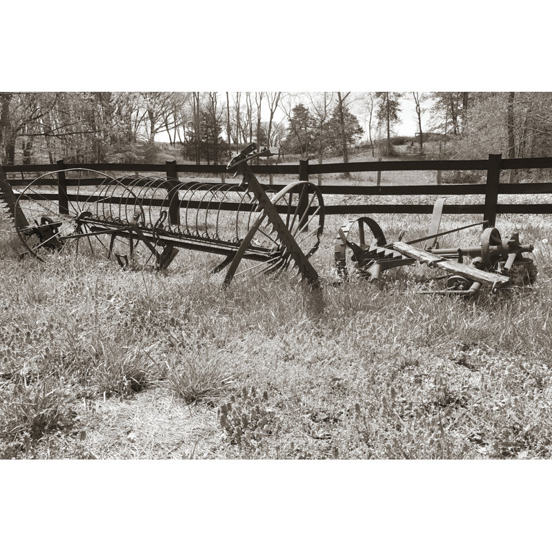 Sepia Farm Study IV - Wrapped Canvas Print, 30cm H x 46cm W