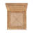 Caiman 24 in. Seat Height Rattan Woven Counter Stool with Back