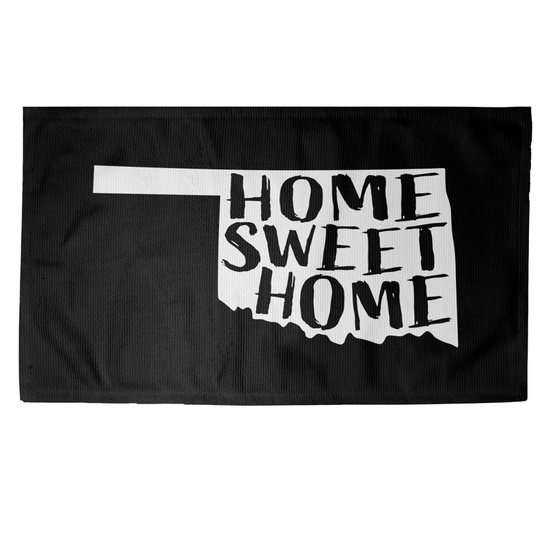 Tapis de zone noire oklahoma home, Rectangle 3 pi x 5 pi